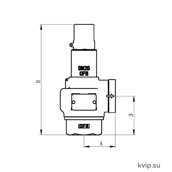 Боковая схема клапана SV-11 (с вотермарком)