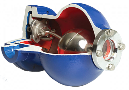 AYVAZ SK-55 DN 1 14-2 32-50 поплавковый конденсатоотводчик_2